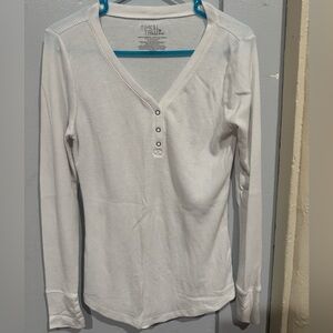 Time and Tru Off- Long Sleeve top